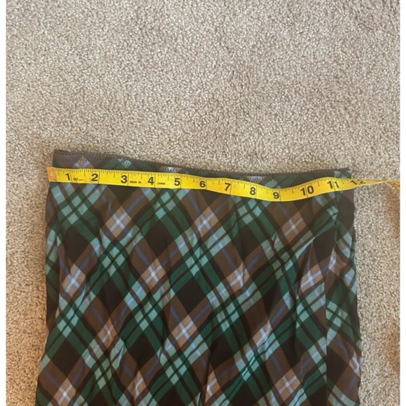 Reformation Plaid Layla Skirt Size 0 - Picture 3 of 4